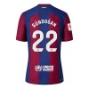 Oficiální Fotbalový Dres FC Barcelona Gundogan 22 Domácí 2023-24 pro Muži